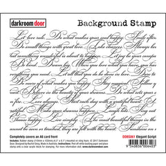 DRD Background Stamp Elegant Script