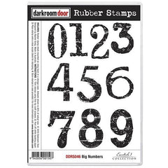 DRD Rubber Stamps Big Numbers