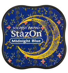 StazOn Midi Ink Pad Midnight Blue