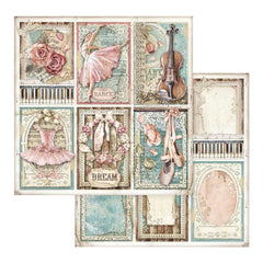 STAMPERIA 12X12 paper Passion Cards
