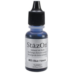 StazOn Solvent Ink Refill Blue Hawaii